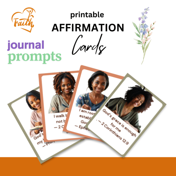 Faith-Filled Joy Positive Affirmation Cards - Image 2