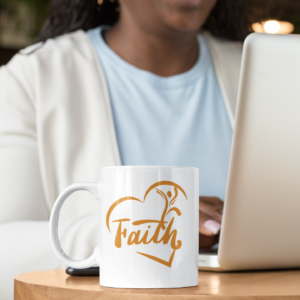 Faith Filled Joy Mug — Inspirational Mug (11 oz)