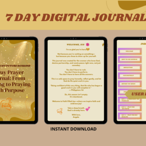 Praying for My Future Husband A 7-Day Prayer Journal: From Waiting to Praying With Purpose