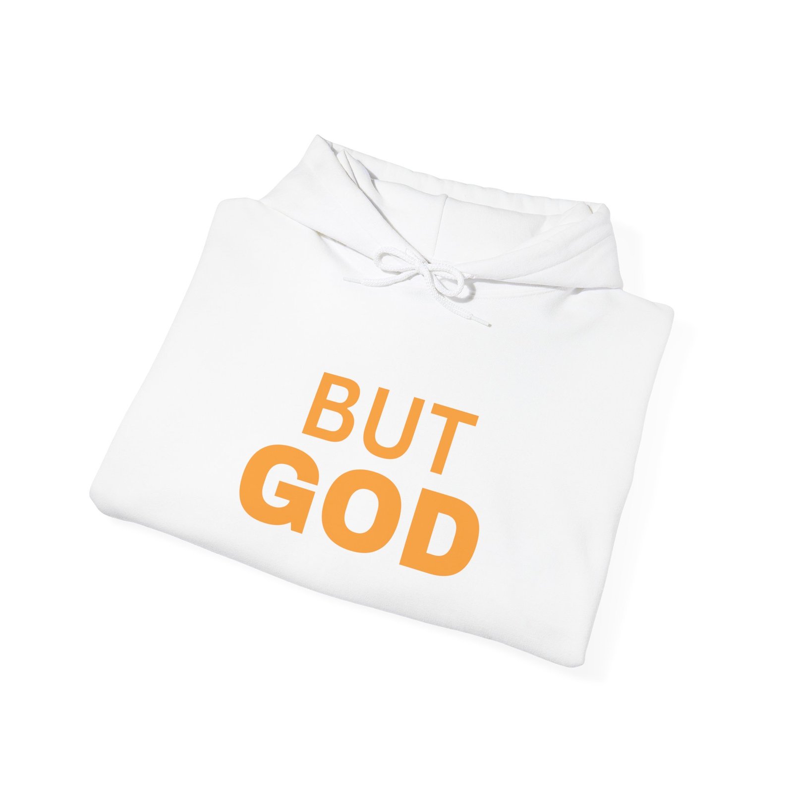 "But God" Faith Hoodie — Minimal Christian Pullover - Image 3