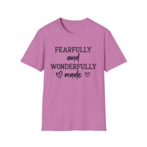 Faith-Based T-Shirt — "Fearfully and Wonderfully Made" Inspirational Tee