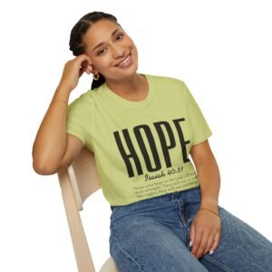 Hope Isaiah 40:31 T-Shirt — Christian Faith Inspirational Tee
