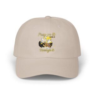 Classic Dad Cap — "Pray on It" Graphic Hat