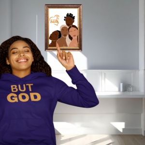 "But God" Faith Hoodie — Minimal Christian Pullover
